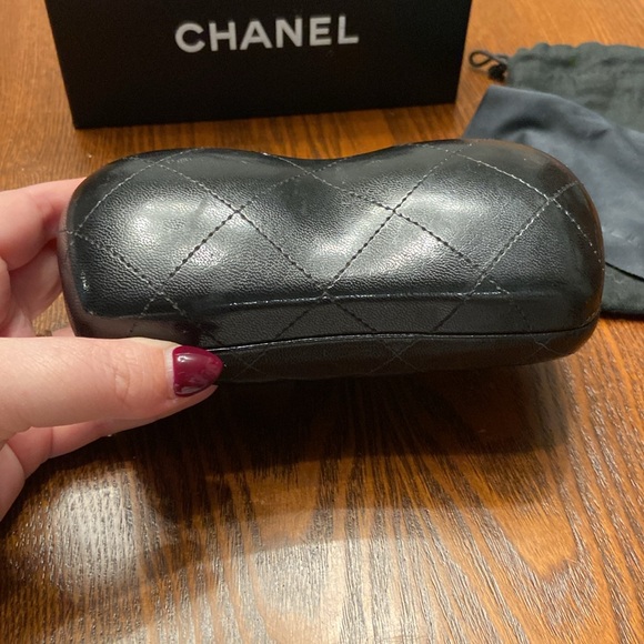 Chanel Square Sunglasses with Quilted Sides and Case Included - Picture 10 of 11